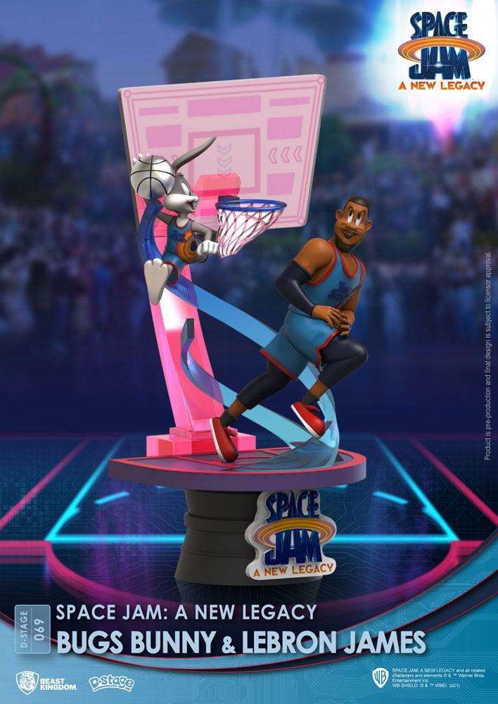Space Jam: A New Legacy D-Stage PVC Diorama Bugs Bunny & Lebron James New Version 15 cm