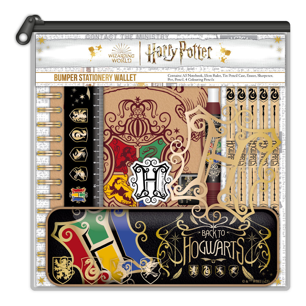 Harry Potter Bumper Stationery Sets Colourful Crest Case (8)
