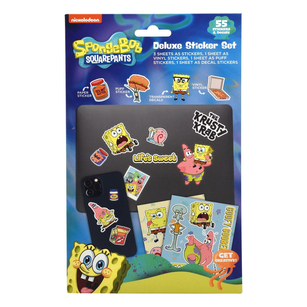 SpongeBob SquarePants Deluxe Sticker Set Various