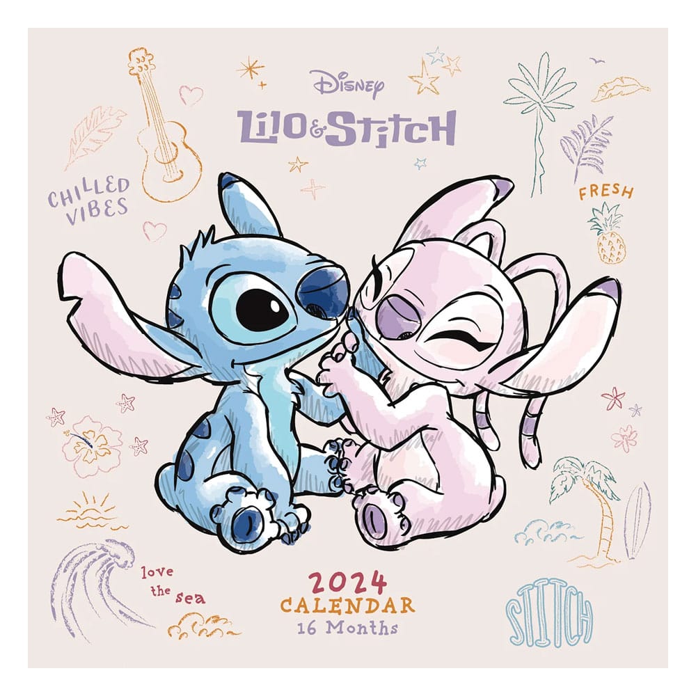 Lilo & Stitch Calendar 2024 Stitch & Angel
