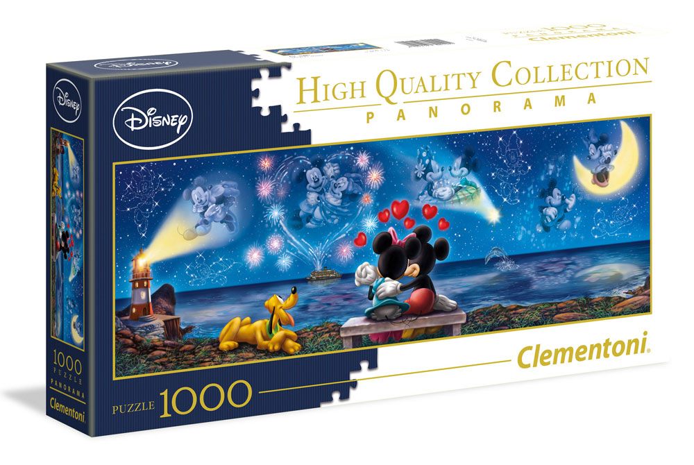Disney Panorama Jigsaw Puzzle Mickey & Minnie (1000 pieces)