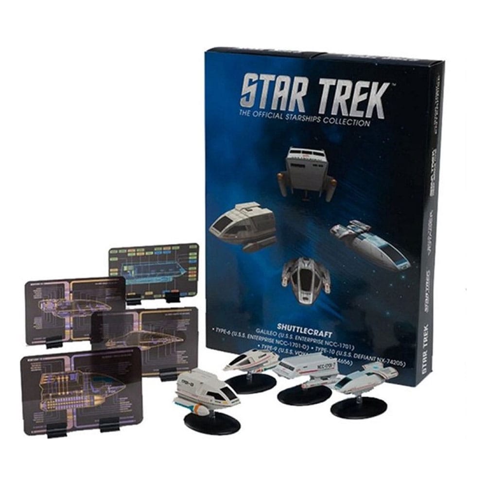 Star Trek Starship Diecast Mini Replicas Shuttle Set 1