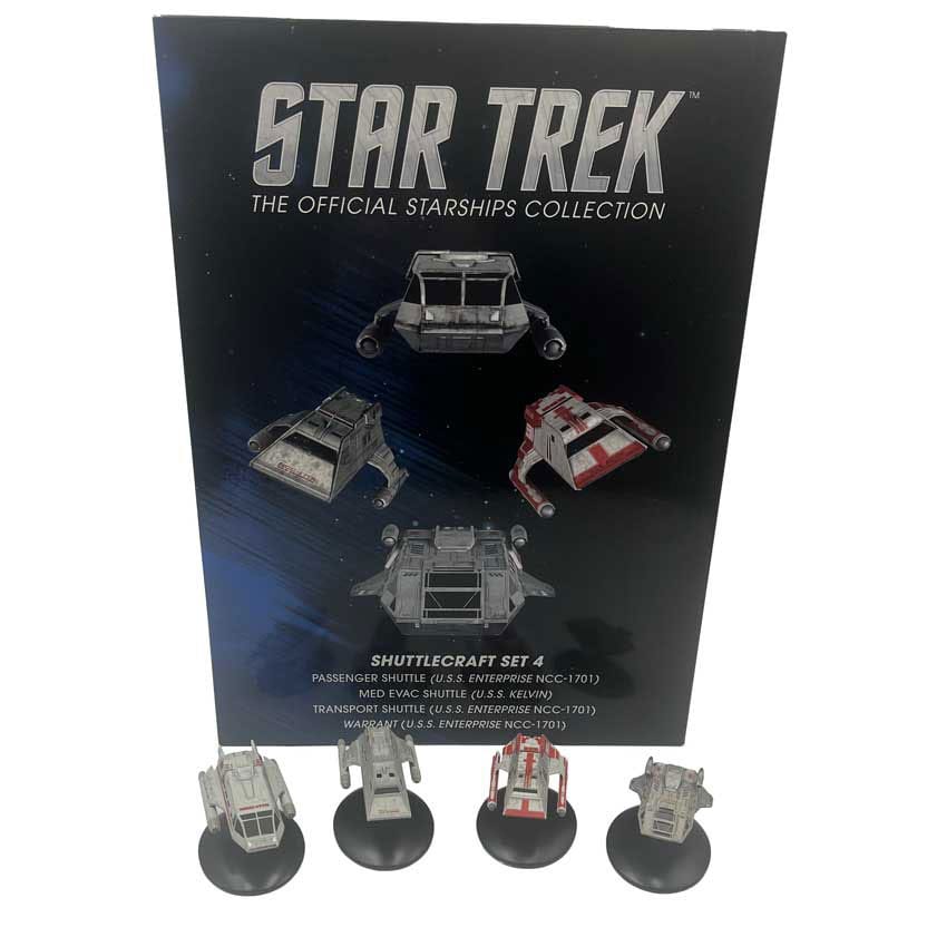 Star Trek Starship Diecast Mini Replicas Shuttle Set 4