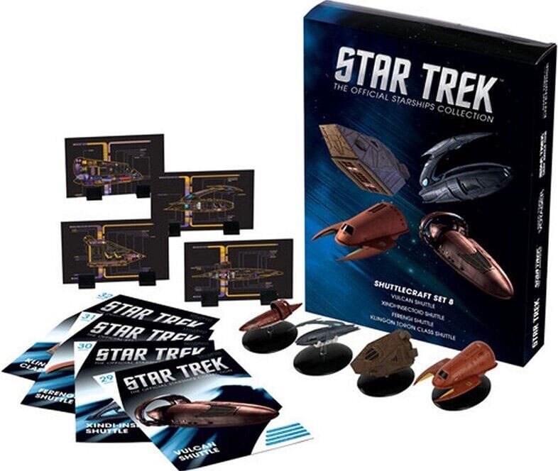 Star Trek Starship Diecast Mini Replicas Shuttle Set 8