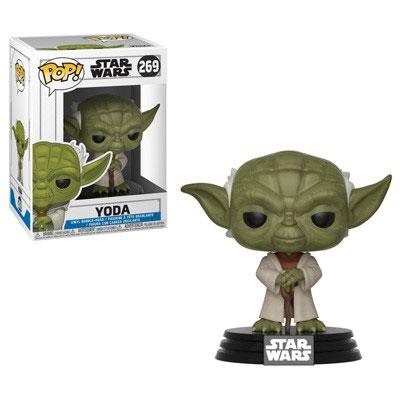 Star Wars Clone Wars POP! Vinyl Bobble-Head Yoda 9 cm