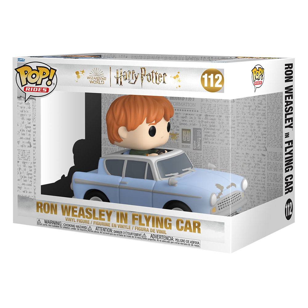 Harry Potter - Chamber of Secrets Anniversary POP! Rides Vinyl Figure Ron w/Car 15 cm