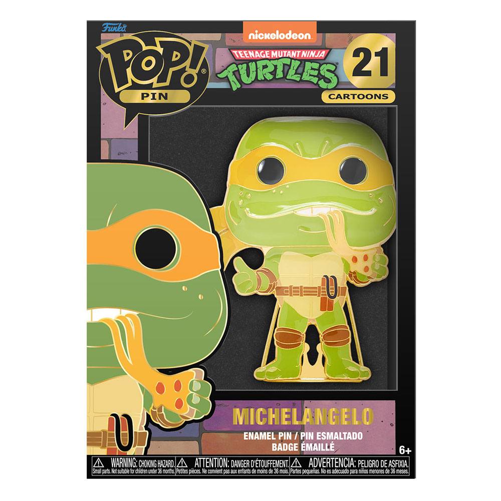 Teenage Mutant Ninja Turtles POP! Enamel Pin Michelangelo 10 cm