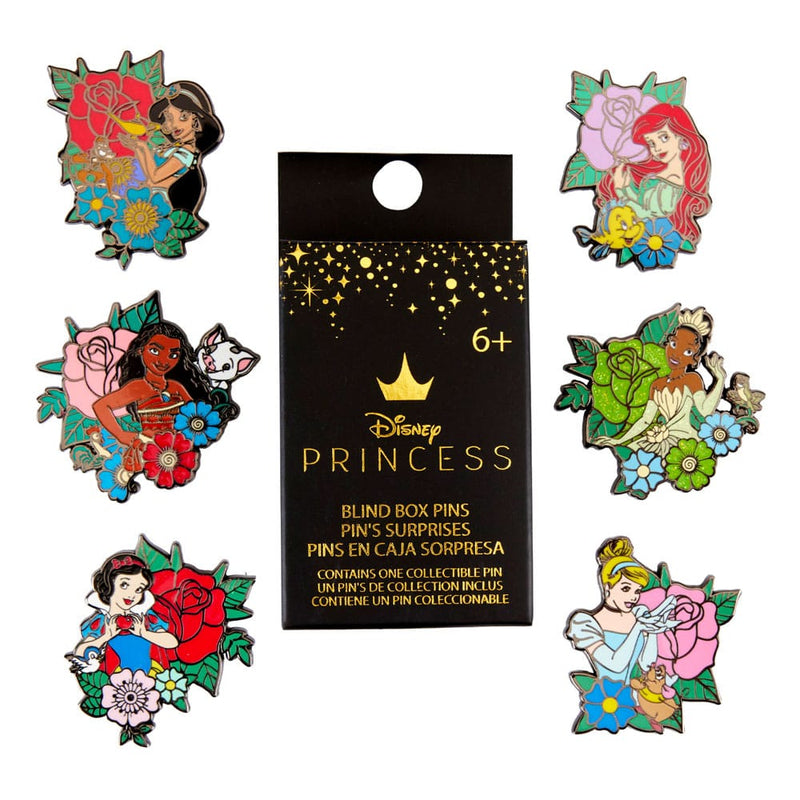 Disney Loungefly POP! Enamel Pins Princess Tattoo 3 cm Assortment (12)