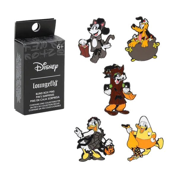 Disney Loungefly Enamel Pins Mickey Mouse & Friends Halloween Display (12)