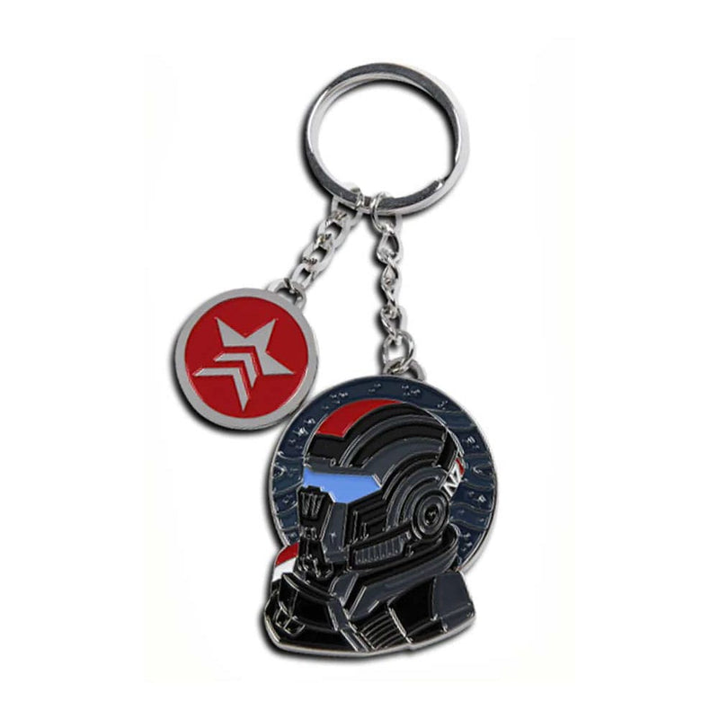 Mass Effect Metal Keychain Shepard Morality