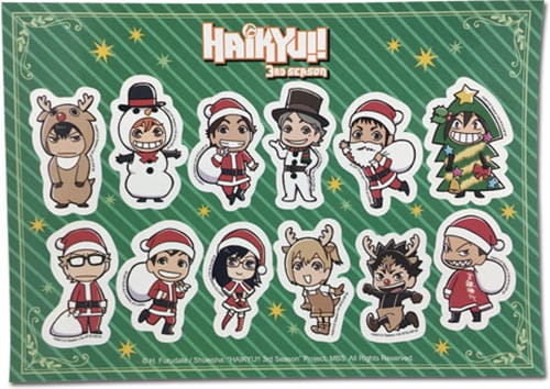 Haikyu!! Sticker set Christmas SD Group