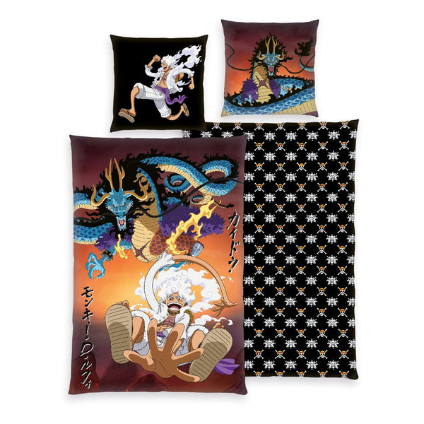 One Piece Duvet Set Luffy Gear 5 135 x 200 cm / 80 x 80 cm