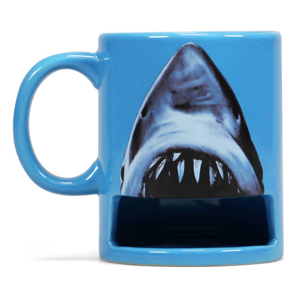 Jaws Mug with compartment for cookies