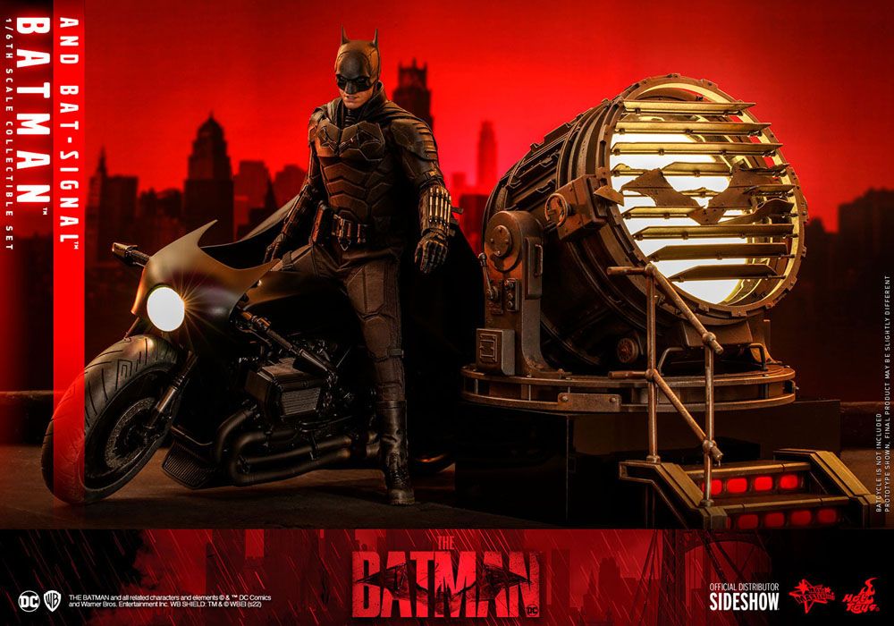 The Batman Movie Masterpiece Action Figure 1/6 Batman with Bat-Signal 31 cm