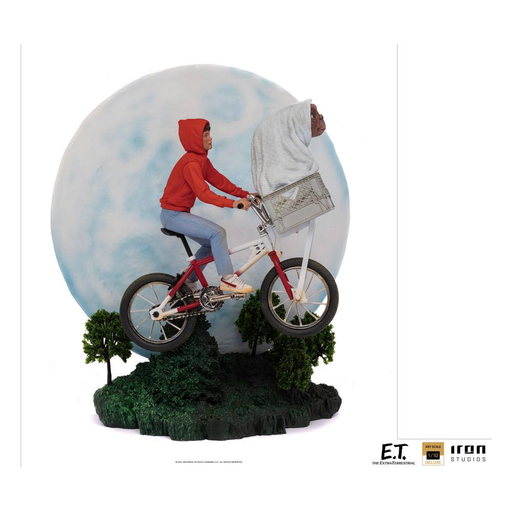 E.T. the Extra-Terrestrial Deluxe Art Scale Statue 1/10 E.T. & Elliot 27 cm - Damaged packaging