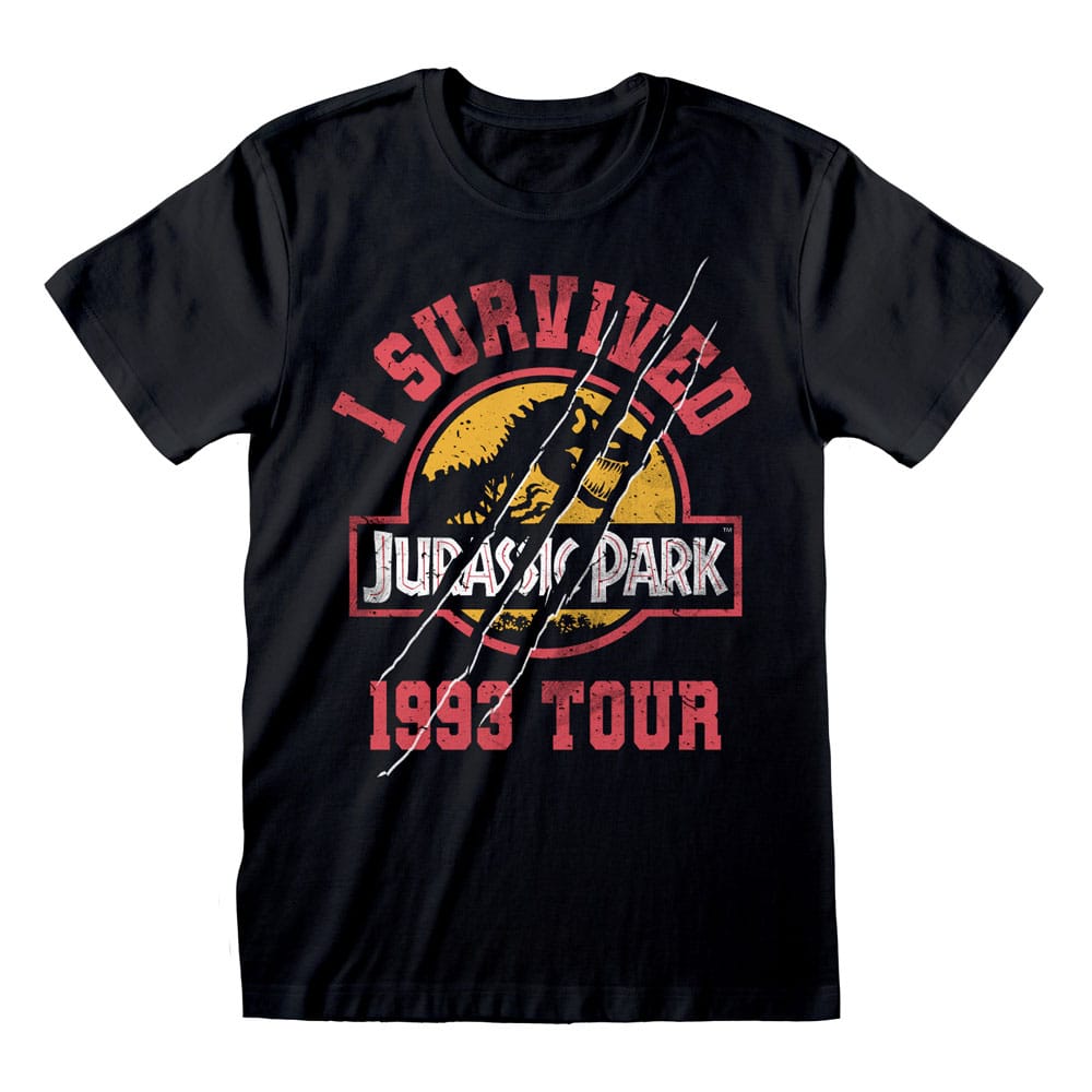 Jurassic Park T-Shirt I Survived 1993 Size XL