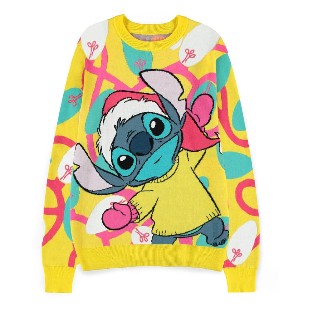 Lilo & Stitch Sweatshirt Christmas Jumper Stitch Size M
