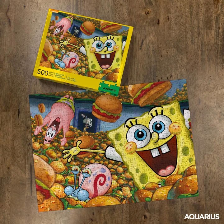 SpongeBob Jigsaw Puzzle Krabby Patties (500 pieces)