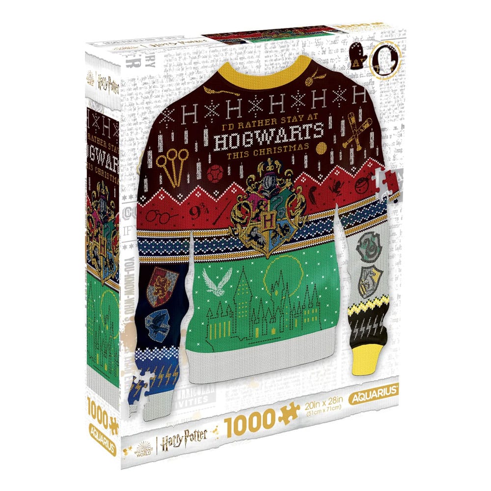 Harry Potter Jigsaw Puzzle Ugly Christmas Sweater Hogwarts (1000 pieces)