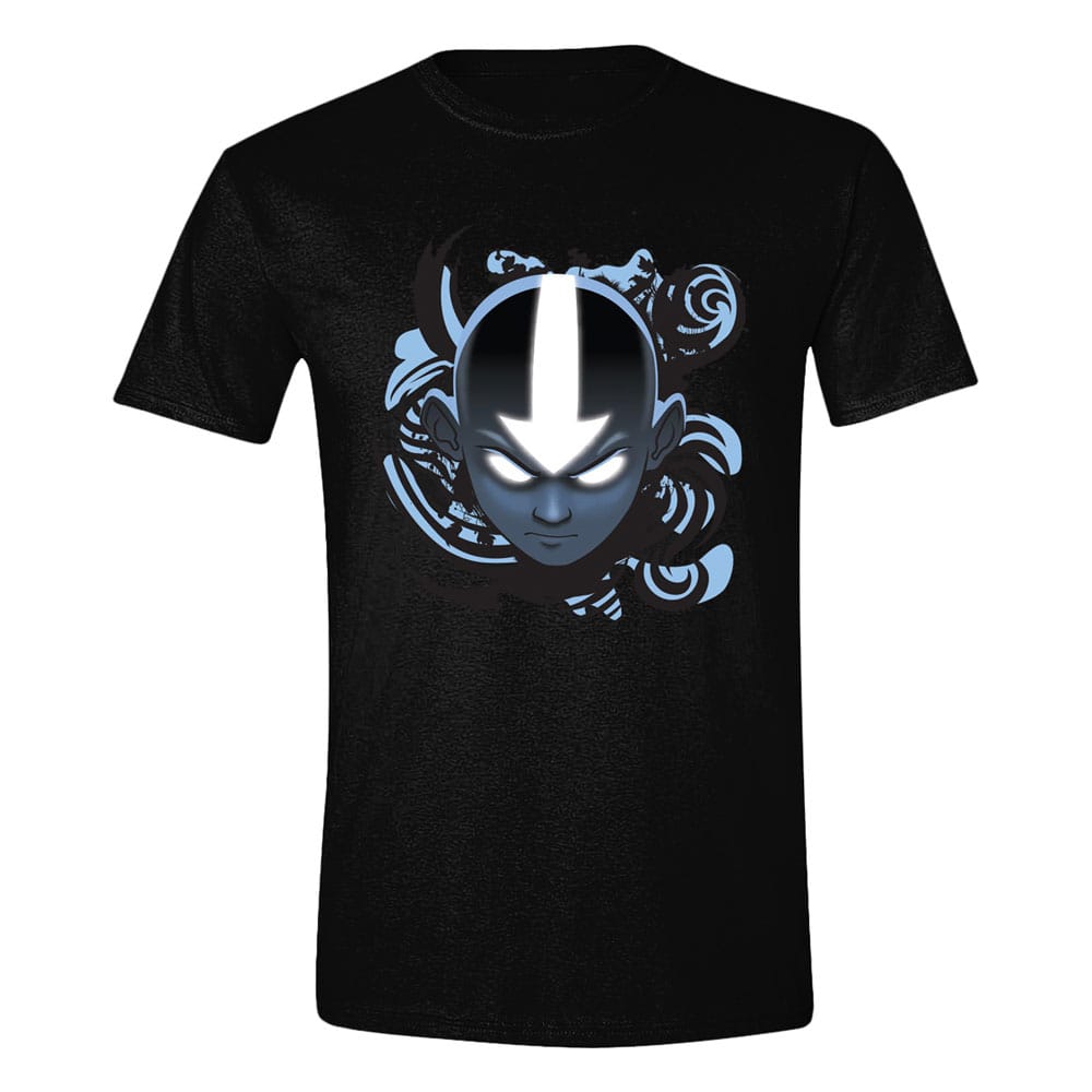 Avatar: The Last Airbender T-Shirt Avatar Aang Blue Stare Size M