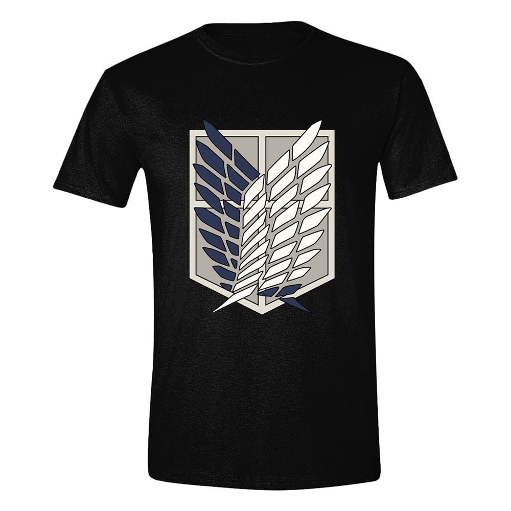 Attack on Titan T-Shirt Scout Shield Size XL