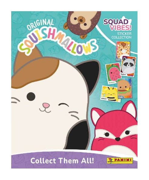 Squishmallows: Squad Vibes Sticker Collection Album *German Version*