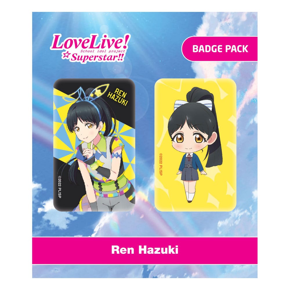 Love Live! Pin Badges 2-Pack Ren Hazuki