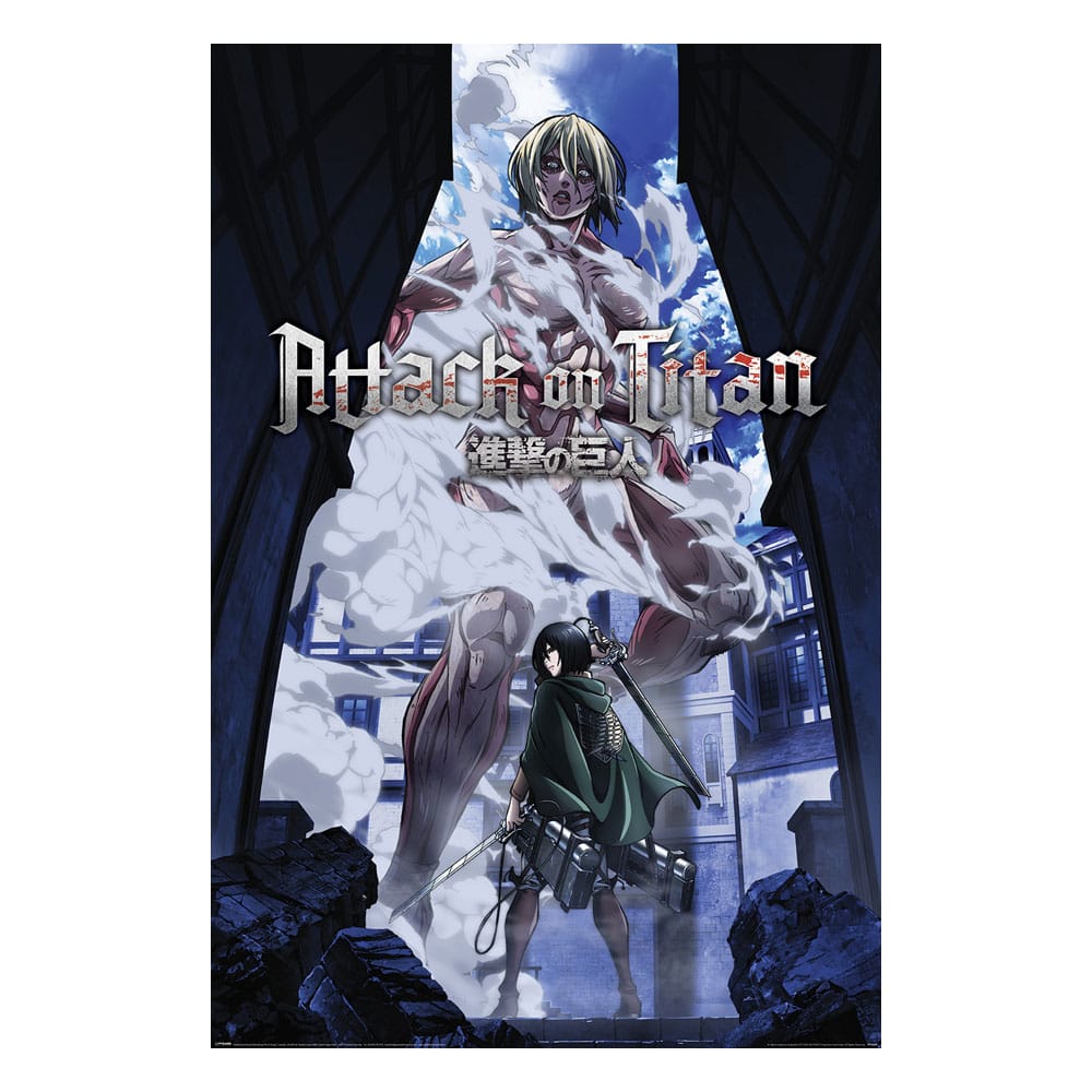 Attack on Titan 3 Poster Pack Female Titan Approaches 61 x 91 cm (4)