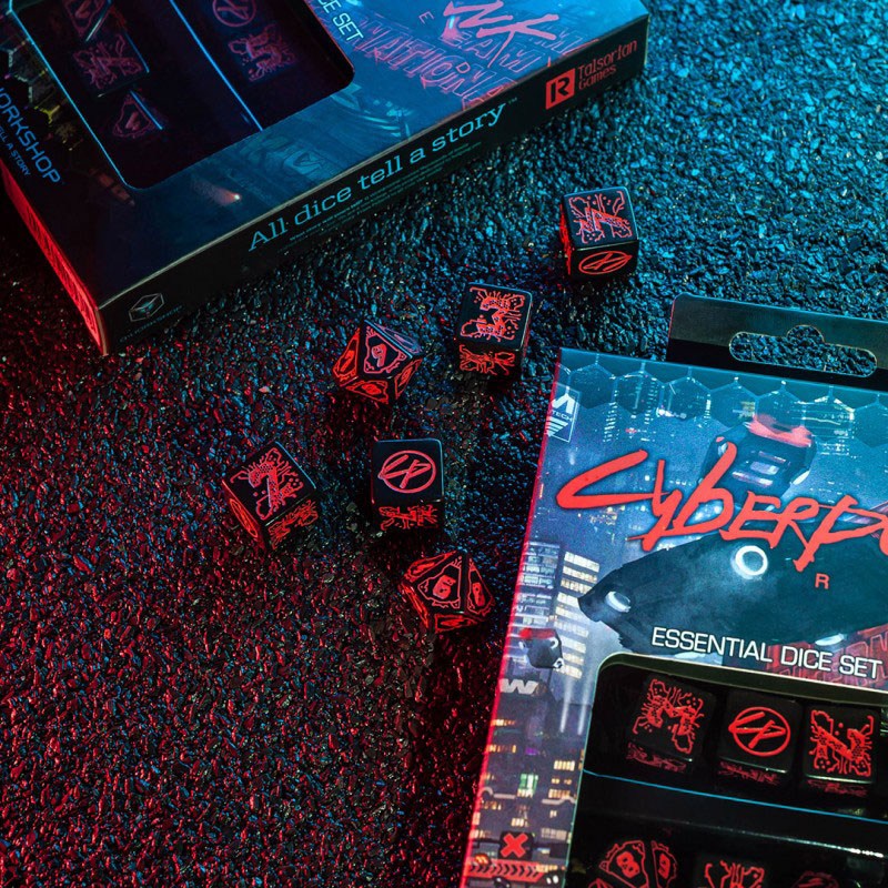 Cyberpunk Edition Dice Set Night City Essential (6)