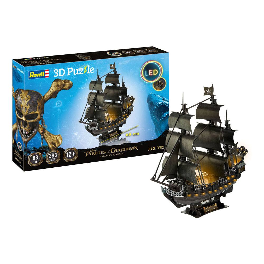 Pirates of the Caribbean: Dead Men Tell No Tales 3D Puzzle Black Pearl LED Edition