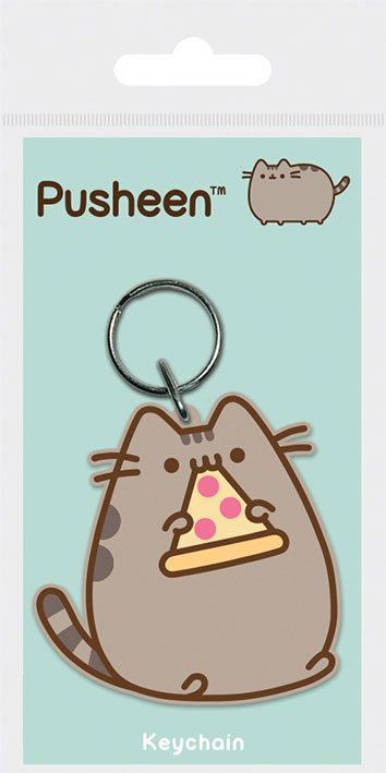 Pusheen Rubber Keychain Pizza 6 cm