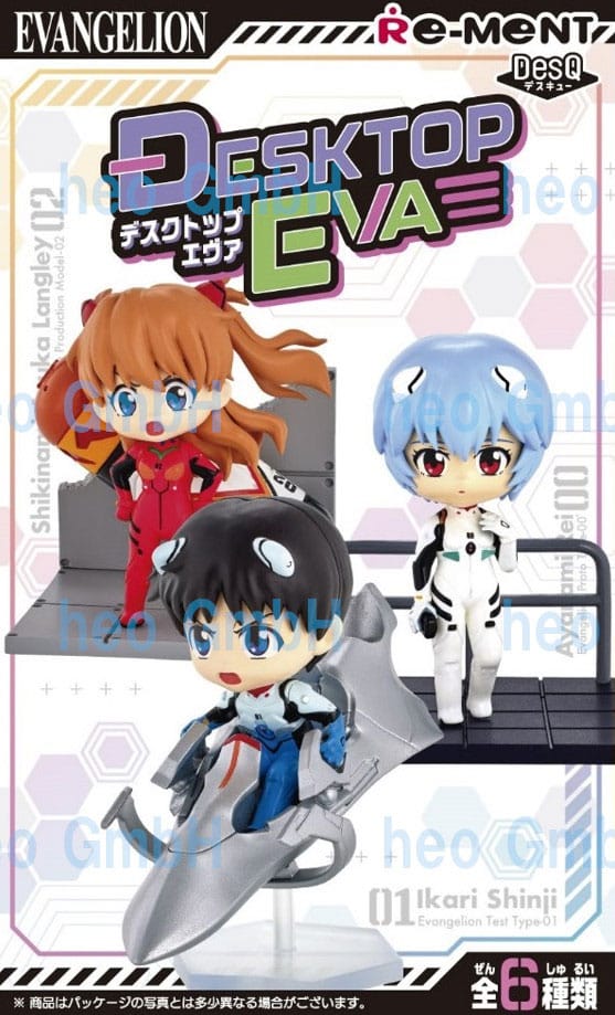 Evangelion Mini Figures 6 cm DesQ Desktop EVA Display (6)