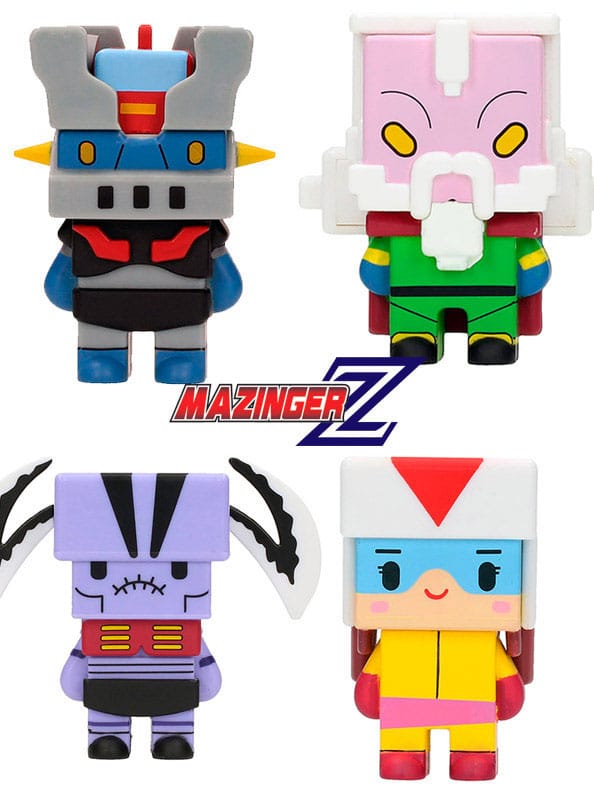 Mazinger Z Trading Figures 4-Pack Pixel 003 Set 7 cm