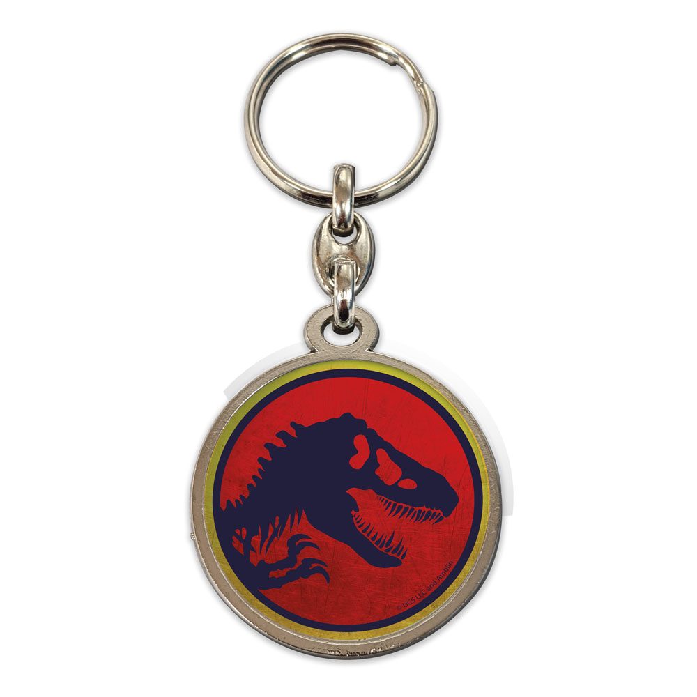 Jurassic Park Metal Keychain Logo 7 cm
