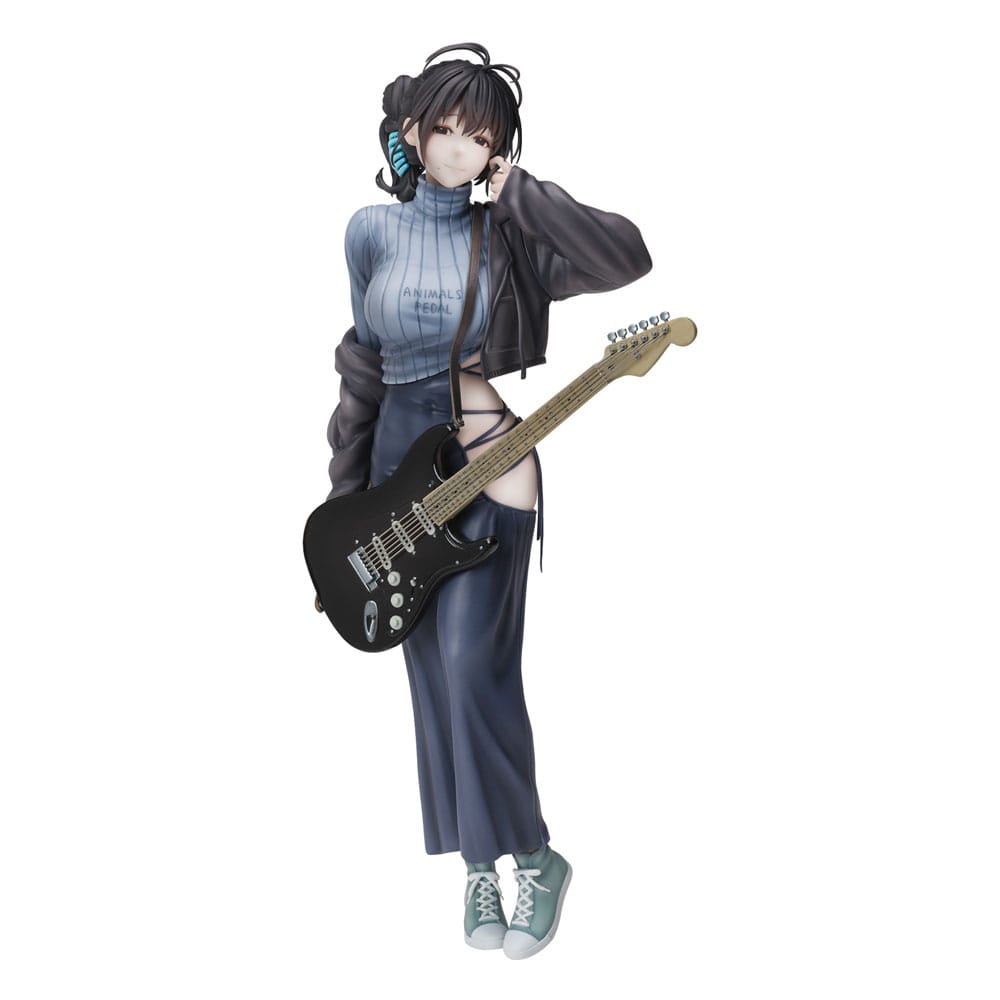Juroku Illustration PVC Statue Guitar Meimei Backless Dress 26 cm