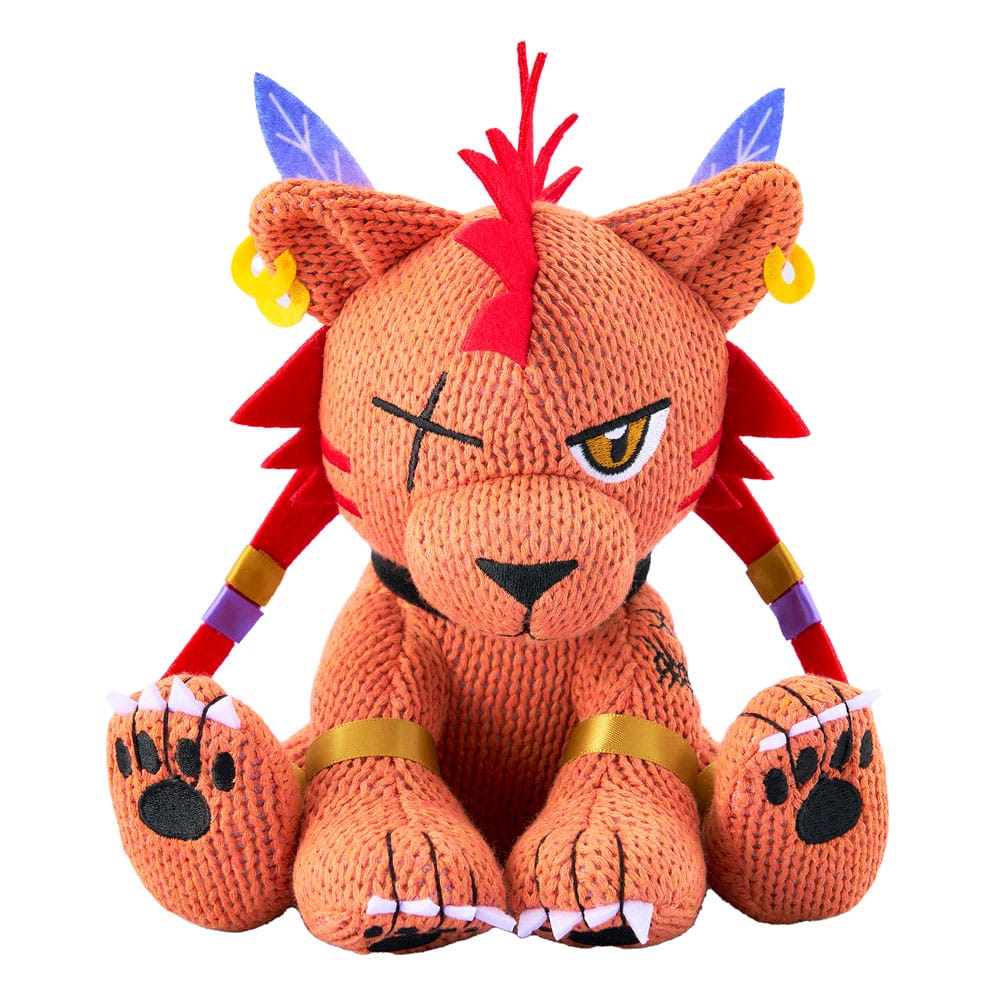 Final Fantasy VII Remake Knitted Plush Figure Red XIII 20 cm