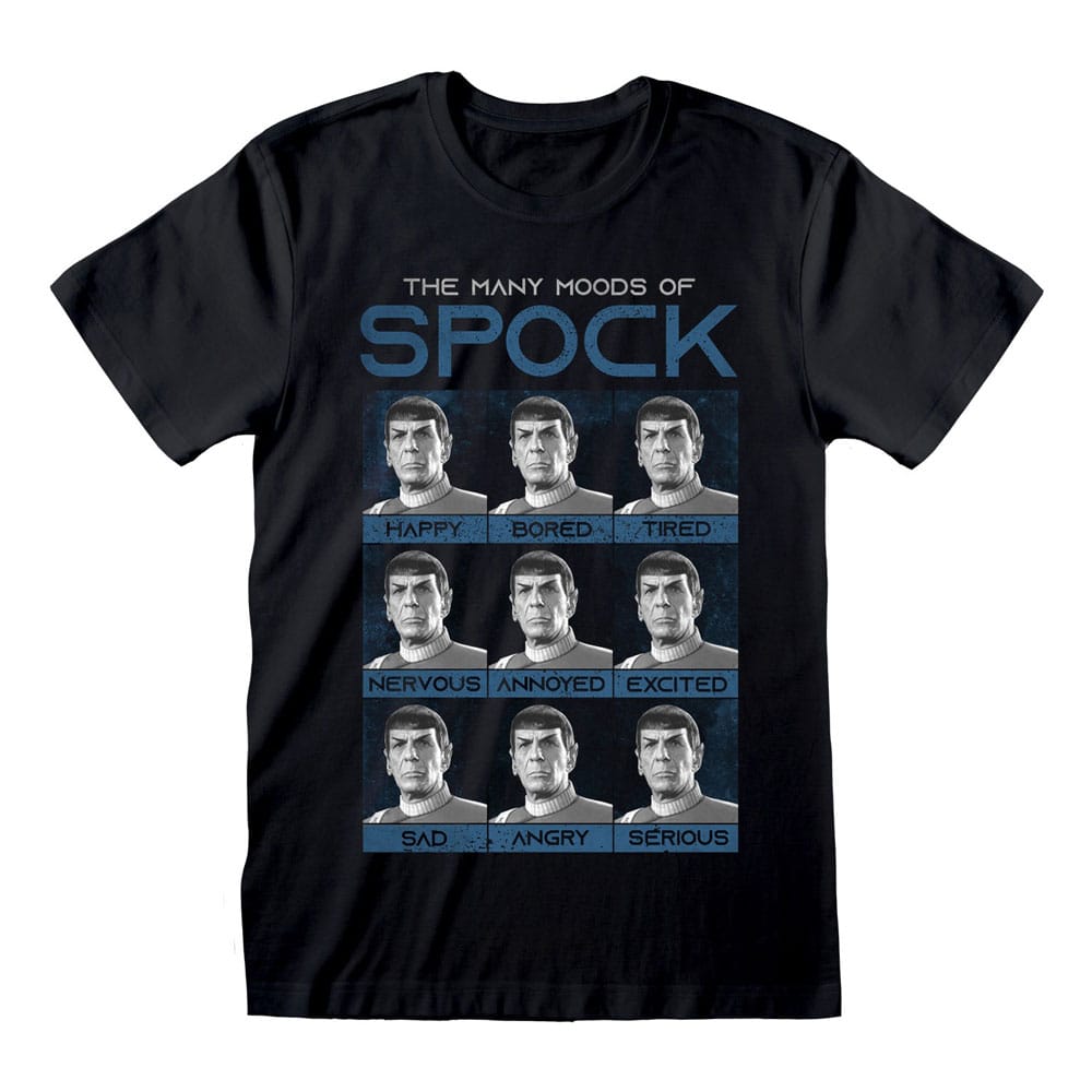 Star Trek T-Shirt Many Mood Of Spock Size M