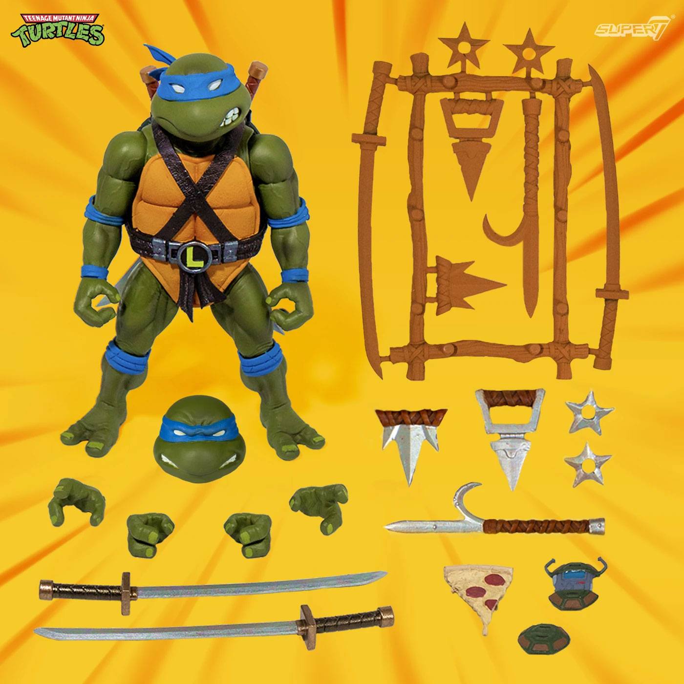 Teenage Mutant Ninja Turtles Ultimates Action Figure Leonardo 18 cm