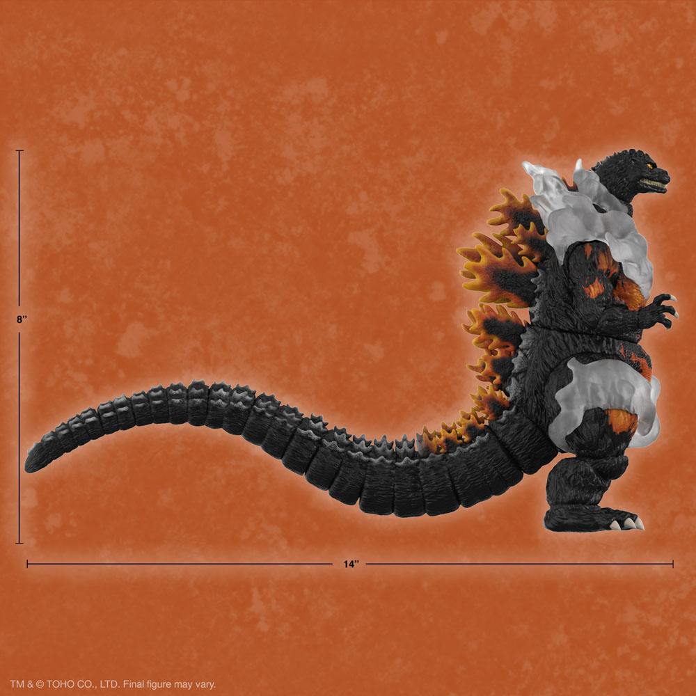 Toho Ultimates Action Figure Burning Godzilla 1995 20 cm