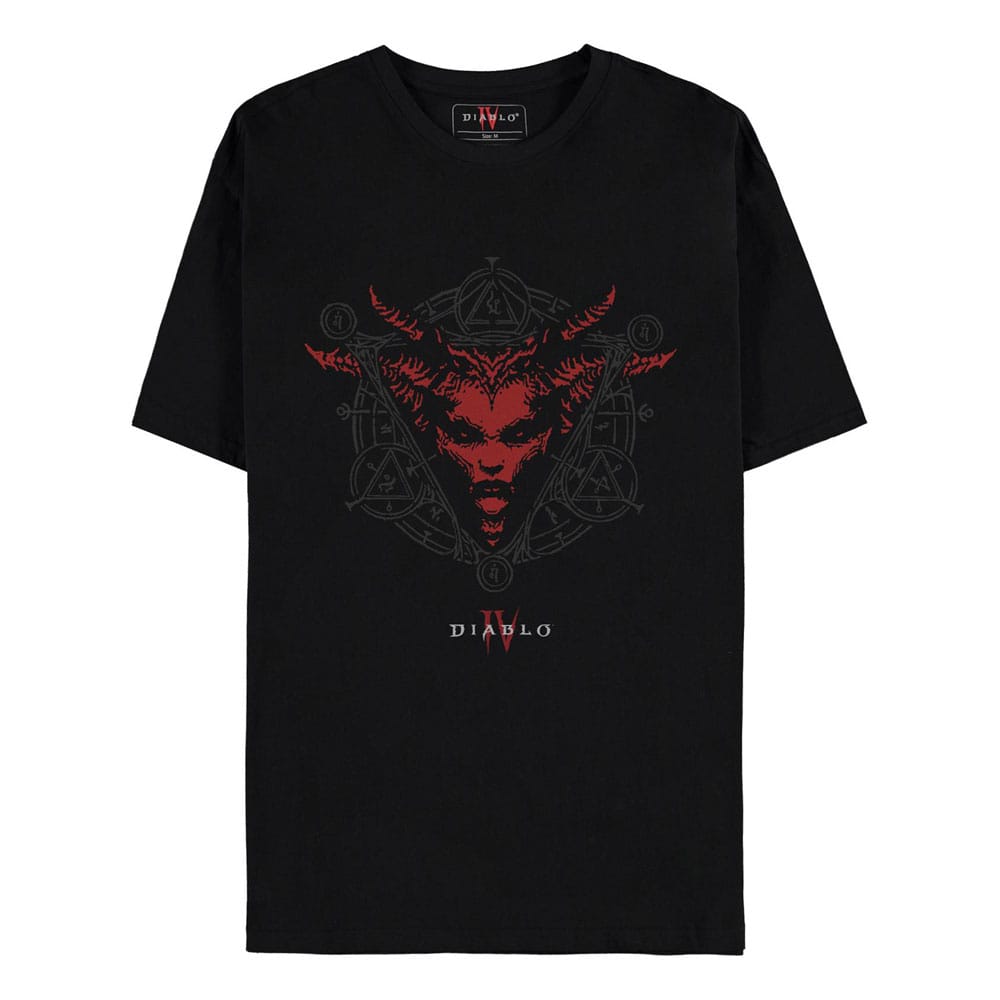 Diablo IV T-Shirt Lilith Sigil Size L
