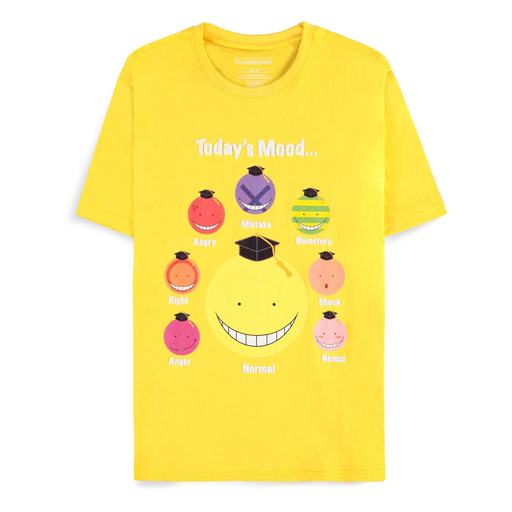 Assassination Classroom T-Shirt Koro-Sensei Today's Mood Size L