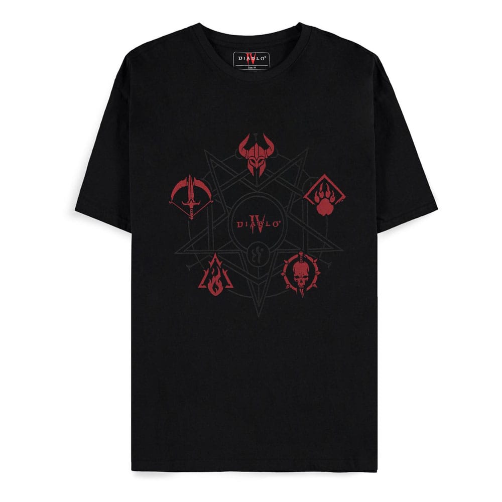 Diablo IV T-Shirt Class Icons Size XL