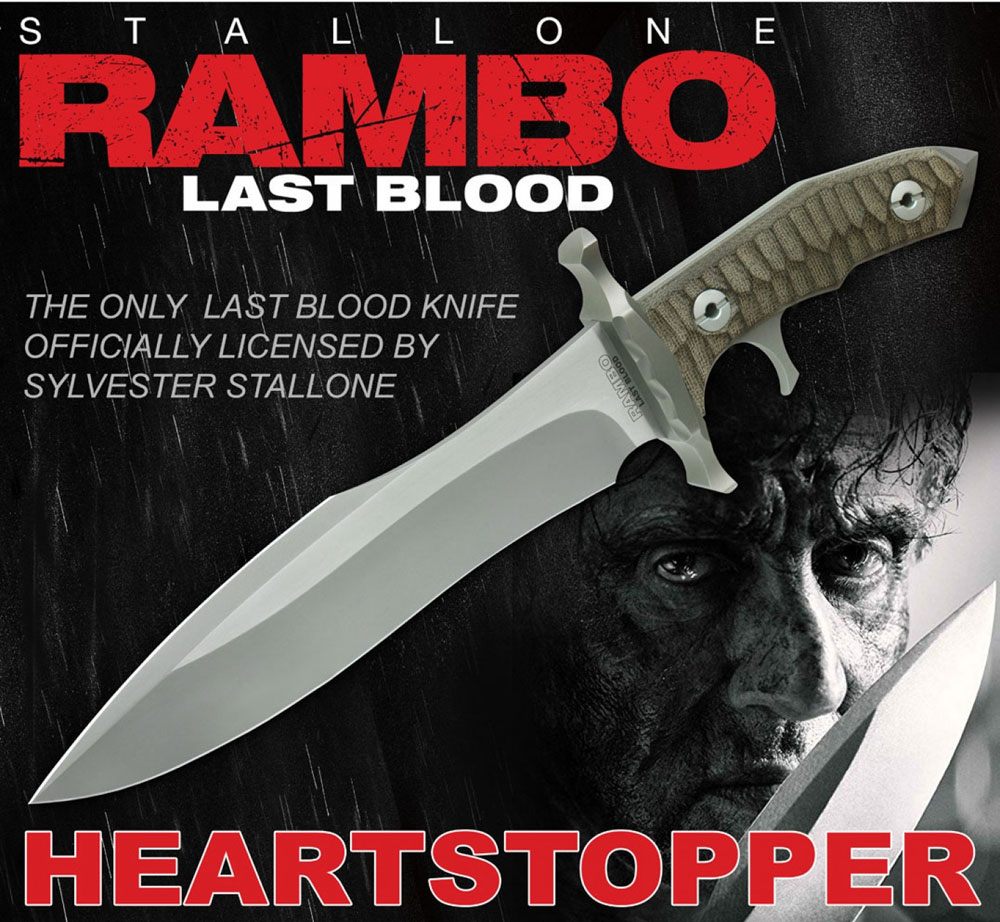 Rambo: Last Blood Replica 1/1 Heartstopper Knife 38 cm - Damaged packaging
