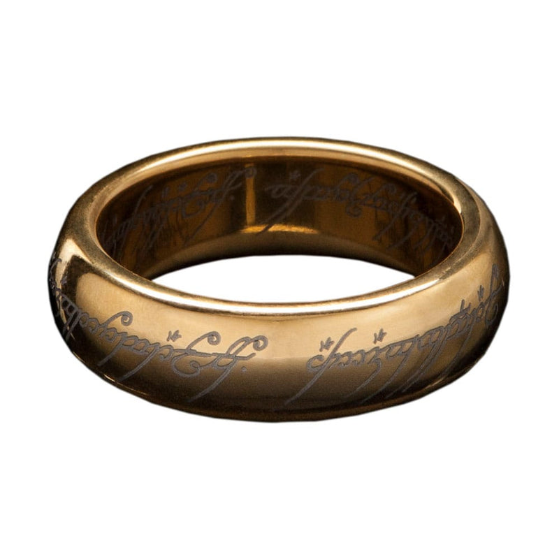 Lord of the Rings Tungsten Ring The One Ring (gold plated) Size 7