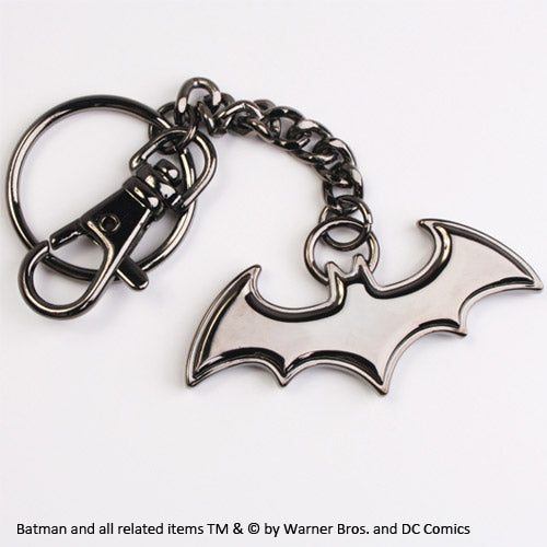 Batman Metal Key Ring Black Logo